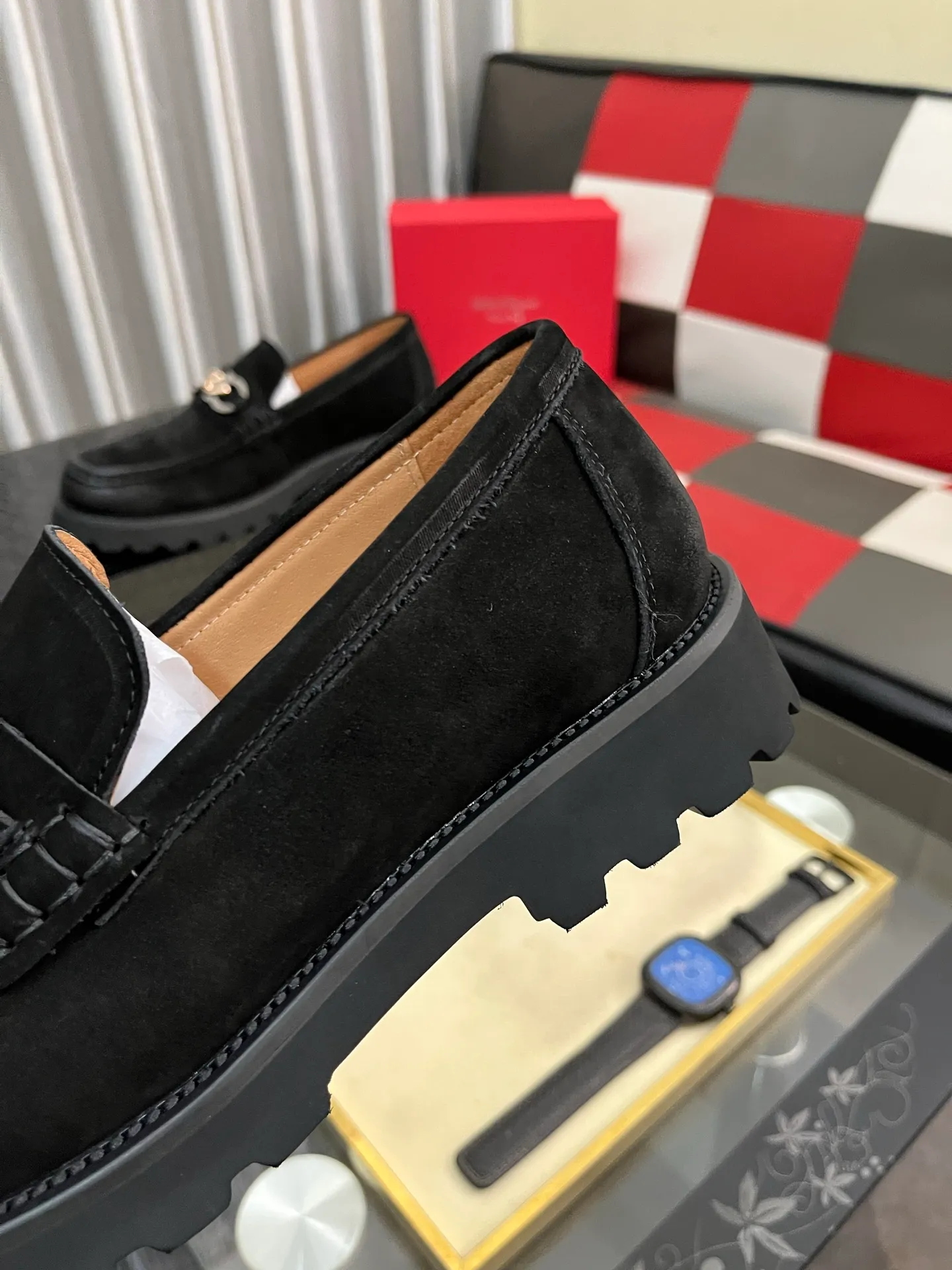 Men's shoes 💰500⌚️⌚️[Salvatore Ferragamo] Ferragamo business leather shoes, 1:1 top purchasing quality, imported selected original open-edge beaded calfskin for the uppers, imported original water-dyed cowhide for the inner feet, imported original customized Italian handmade lightweight foam outsole, size: 38-44 2️⃣colors available